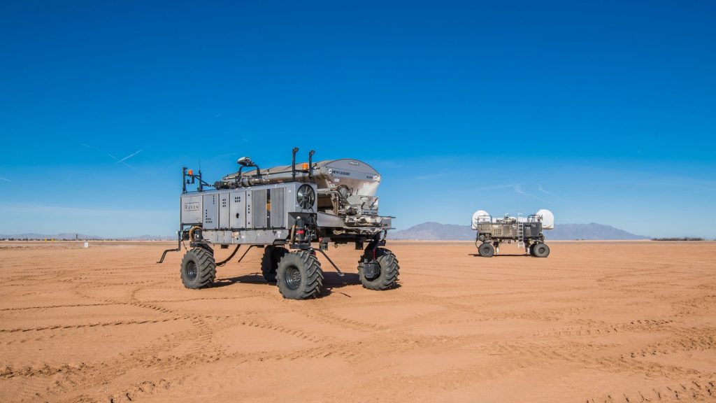 Testing and development for Omnipower, Raven’s autonomous power platform, being performed in Maricopa, AZ.