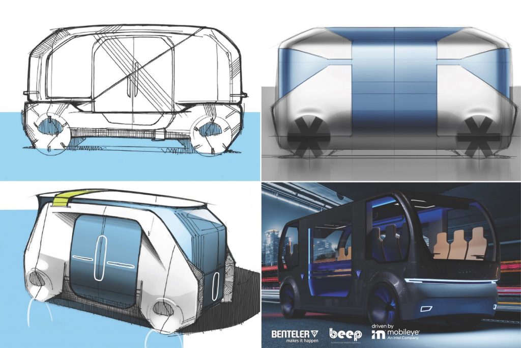 Pininfarina designed the Holon mover, image from February. (Source - Holon)