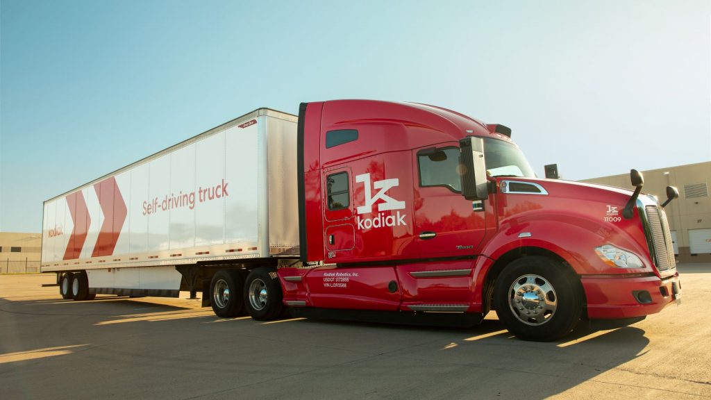 Kodiak Robotics' fourth-generation autonomous truck. (Source: Kodiak)