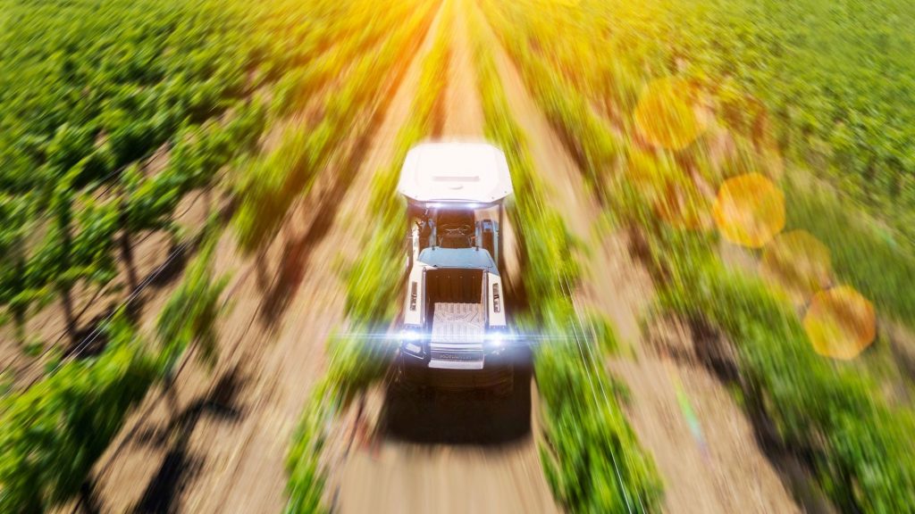 Monarch MK-V tractor in the field.