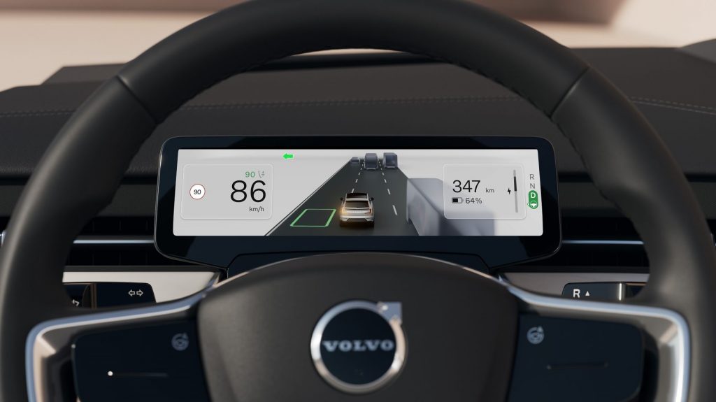 Google HD maps for Volvo EX90.