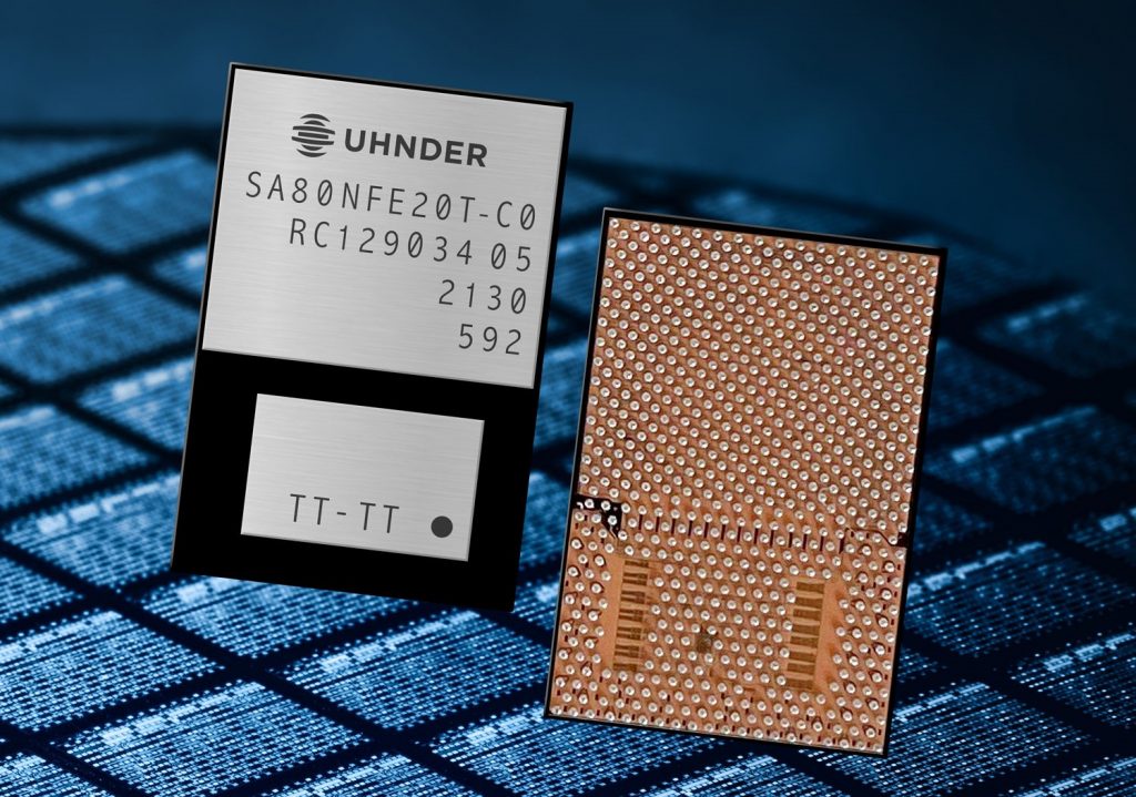Uhnder's S80 digital radar-on-chip was fully automotive qualified in April 2022. (Source - Uhnder)