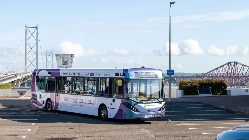 The CAVForth autonomous bus service has launched in Scotland.