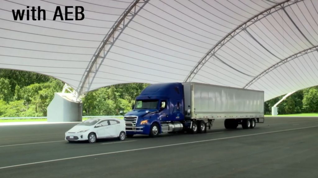 NHTSA is proposing rules for heavy vehicle AEB.