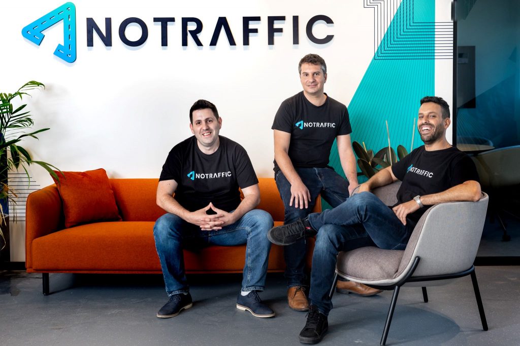 NoTraffic is led by CTO Uriel Katz, CEO Tai Kreisler, and CSO Or Sela.