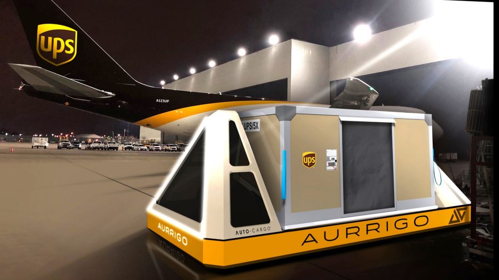 Aurrigo's Auto-Cargo concept for UPS partnership.